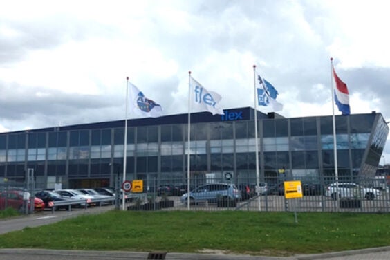 Exterior of Flex building in Venray, Netherlands